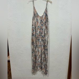 Print maxi dress